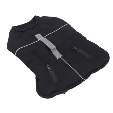 Imagem de Casaco de Cachorro Resistente à água Jaqueta de lã para Cães Grandes Quente Colete de Inverno Tiras Reflexivas (XL)