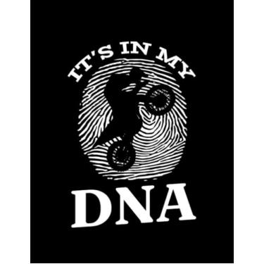Imagem de Notebook: Motocross Motocross It`s In My DNA Fingerprint Motocross: Journal Notebook Gift For Someone Who Loves Writing| 100 Pages 8.5x11