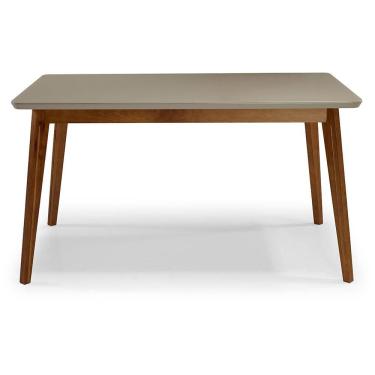 Imagem de Mesa de Jantar Bruna 140cm X 90cm Laca Off White