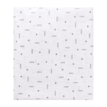 Imagem de Lençol Avulso com Elástico para Berço Baby Joy Clássicos, Flechas Cinz