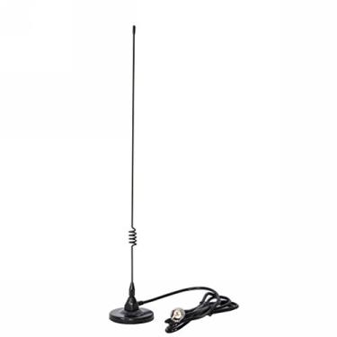Imagem de Antena móvel Dualband 2 m/70 cm VHF/UHF Ham Radio, 137-149, 437-480 Mhz, conector base magnética PL-259, cabo RG58 de 3,5 m