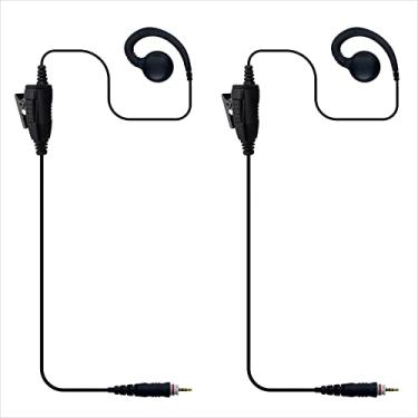 Imagem de MONICONA Fone de ouvido Walkie Talkie em forma de C com microfone para Motorola CLP1010e CLP1080e CLP1083e CLP446e CLP107e CLPe Plus (pacote com 2)