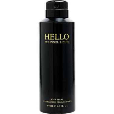 Imagem de Água De Cheiro Masculina Lionel Richie Hello Spray Corporal 200 Ml