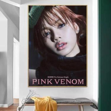 Imagem de Lisa Blackpink Kpop Adesivo De Parede Decoração Vintage Para Sala De E