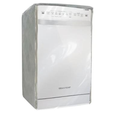 Imagem de CAPA LAVA LOUÇAS BRASTEMP 12 SERVIÇOS TRANSPARENTE (BRANCO)