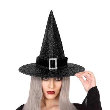 Imagem de Chapéu de Bruxa Acessório Para Fantasia de Halloween Brilhante - Fanta