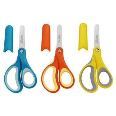 Imagem de Tesoura LIVINGO Kids de 5 polegadas em aço inoxidável sem corte, pacot