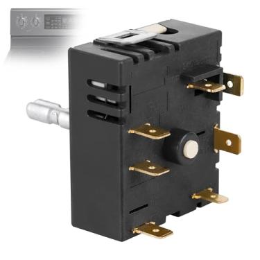 Imagem de Interruptor infinito de queimador duplo DG44-01006A compatível com peças de fogão Samsung Samsung PER001-12 D PER001-02 D, NE58F9500SS, 3282716, AP5800762, PS8764900, EAP8764900, regulador para