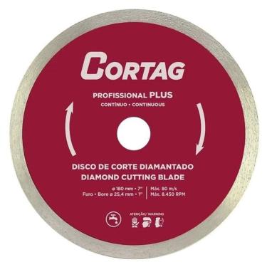 Imagem de Disco De Corte Diamantado Profissional Plus 180Mm Cortag
