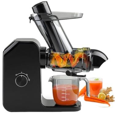 Imagem de GEMINI APPLIANCES Máquina de espremedor a frio | Calha de 7,6 cm de largura | Alta nutrição e rendimento de suco | 3 modos de espremedor | Fácil de limpar | Espremedor de mastigação lenta para legumes