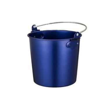 Imagem de Baldes de gelo Balde de gelo Balde de gelo Criativo Bar Enchimento Snack Mini Tamanho Pequeno Vinho Portátil (Azul)