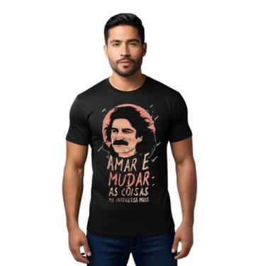 Imagem de Camiseta Belchior Amar é Mudar as Coisas Adulto - Glev.Conceito, P, Pr