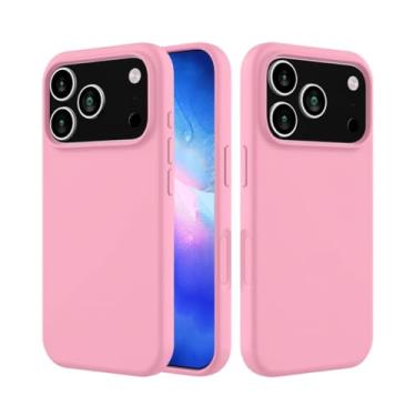 Imagem de Capa Capinha Case Premium Compatível Com iPhone 17 PRO Aveludada Anti Impacto Reforçada Silicone Emborrachado Com Proteção De Câmera (ROSA IOGURTE)