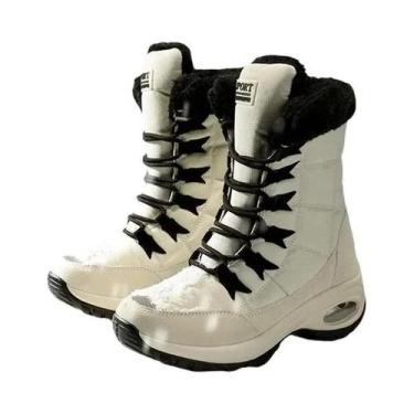 Imagem de Botas Femininas de Inverno - À Prova d'Água, com Forro de Pele e Plata