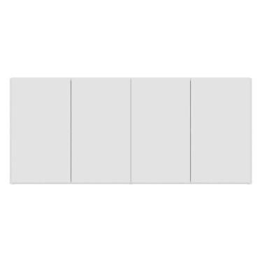 Imagem de Aparador Buffet Suspenso Multimóveis Veneza 4 Portas Branco - MULTIMOV