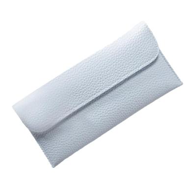 Imagem de Carteira longa feminina elegante, design minimalista estilo envelope, fácil de abrir e fechar
