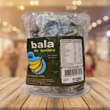 Imagem de Bala banana zero 500g - BANANA CHIC