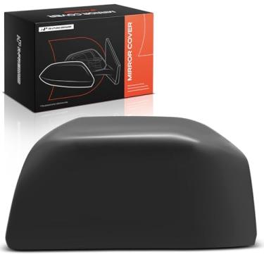 Imagem de A-Premium Tampa do espelho retrovisor do lado do motorista - compatível com Ford F-150 F150 2015-2020 - Preto liso