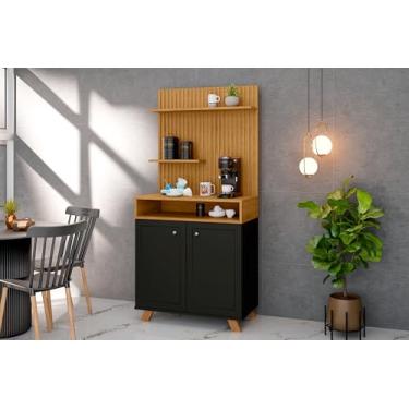 Imagem de Cantinho do Café Star - JM3 Moveis (Preto/Nature)