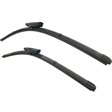 Imagem de Kit de Palhetas para Limpar Parabrisa Automotiva Dianteiro Par Compatível com Veículo (Fluence 2011 á 2015)