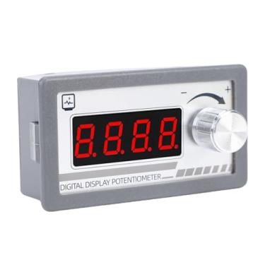 Imagem de Jiawu Potenciômetro Com Display Digital 10K, Potenciômetro DC Programável de 4 Dígitos para Regulador de Tensão Ajustável do Inversor do Controlador de Velocidade PWM