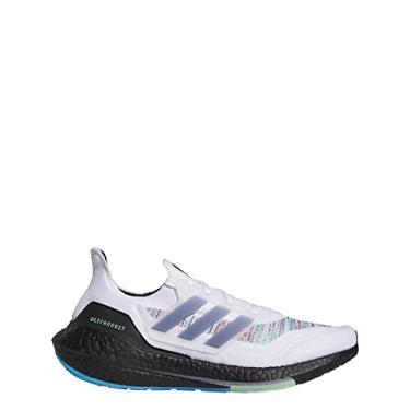 Imagem de adidas Ultraboost 21 Shoes Masculinos, Nuvem branco/núcleo preto/gritando gre, 9