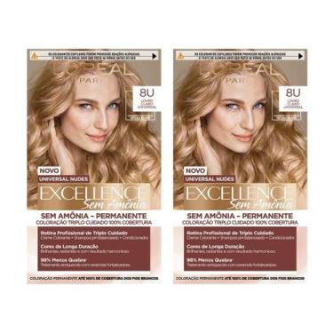 Imagem de Coloraçao Imedia Sem Amonia 8U Louro - Kit Com 2Un - Imédia