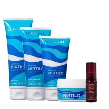 Imagem de Kit Lowell Extrato de Mirtilo Home Care Nutritivo Completo (5 produtos