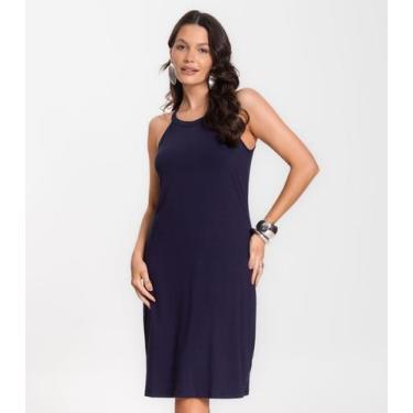 Imagem de Vestido Feminino Infinita Cor Azul, P, Azul
