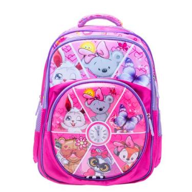 Imagem de Mochila Infantil Escolar Bolsa Infantil Passeio Resistente Impermeável