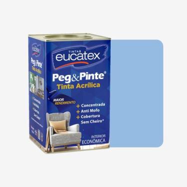 Imagem de Eucatex Tinta Acrílica Peg Pinte Com Maior Rendimento 18 Litros, Azul 