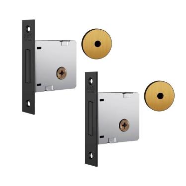 Imagem de Fechadura Stam 1004 Tetra Dupla Oxidado Par