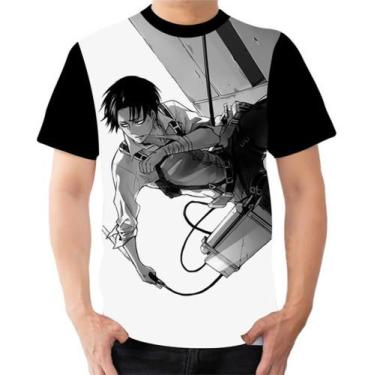 Imagem de Camiseta Camisa Capitão Levi Anime Attack On Titan 1 - Dias No Estilo
