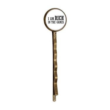 Imagem de I Am Rich In The Games Art Déco Presente Moda Retrô Metal Cabelos Grampo Headwear