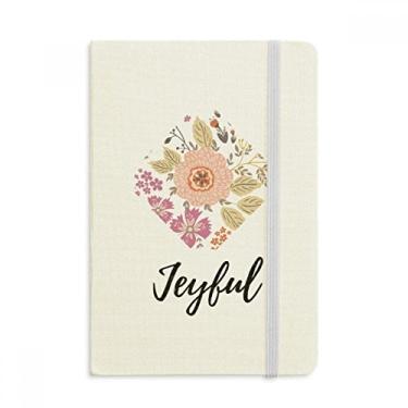 Imagem de Caderno de tinta para plantas de flores Dahlia oficial de tecido capa dura diário clássico