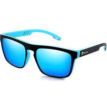 Imagem de Óculos de Sol HU WOOD Polarizados Óculos de Sol Quadrado Esportivo ao Ar Livre com Proteção Uv400 (C4)