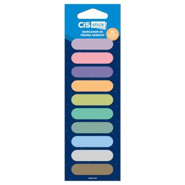 Imagem de CIS Trend ST0200 Marcadores de Página 10 modelos 45x12mm - 20 folhas por bloco