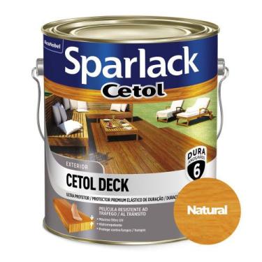 Imagem de Verniz Cetol Sparlack Super Premium Deck Natural Galão 3,6 Litros