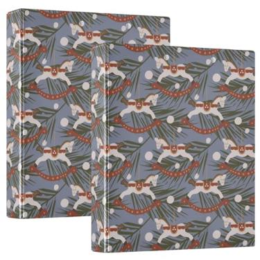 Imagem de Fichários de caderno de 3 anéis com 3 anéis com prancheta, pacote com 1/2 unidades, 200 folhas