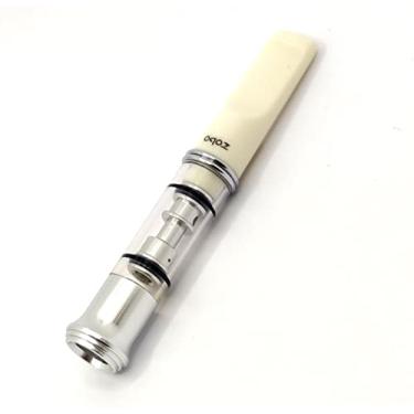 Imagem de ZOBO Suporte de filtro de cigarro de tamanho regular Fear and Loathing Hunter S Thompson Type, limpa fumaça, reduz manchas de alcatrão e fumaça, elegante e elegante (com 1 bocal extra e anel de