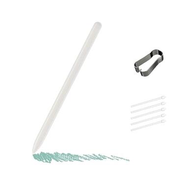 Imagem de Caneta Stylus de substituição Tab S9 compatível com Samsung Galaxy Tab S9, S9 Plus, S9 Ultra S, Tab S9+, Tab S9 Ultra, todas as versões Stylus Touch S Pen + pontas (bege)