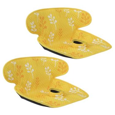 Imagem de INFANZIA Assento seco, protetor de assento de carro impermeável forro de assento de carro treinamento penico crianças, bebês e bebês, almofada para carrinhos de bebê (amarelo, 2 pacotes)