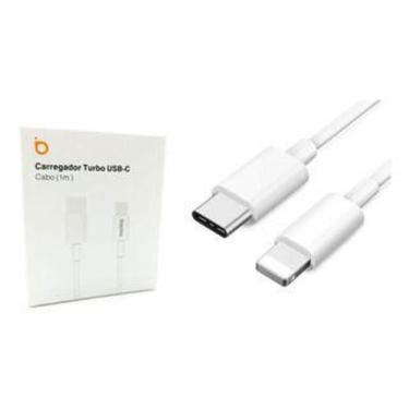 Imagem de Cabo de dados 2.4A Turbo USB-C - Lightning 1000mm - Basike