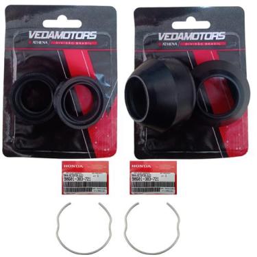 Imagem de Par Retentor Bengala, Guarda Pó, Trava 1976 Até 2018 - VEDAMOTORS