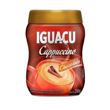 Imagem de Cappuccino Iguaçu Chocolate Pote 200g