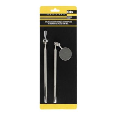 Imagem de Localizador Com Espelho E Pegador Parafuso Porcas Haste Aço - Eda