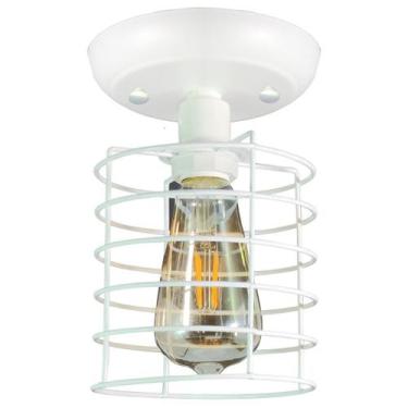 Imagem de Plafon Aramado Chochin Branco Sala Quarto cozinha banheiro - CM GLASS 