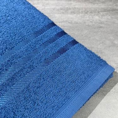 Imagem de Toalha de Banho Clássica 100% Algodão Premium - MRC , Azul