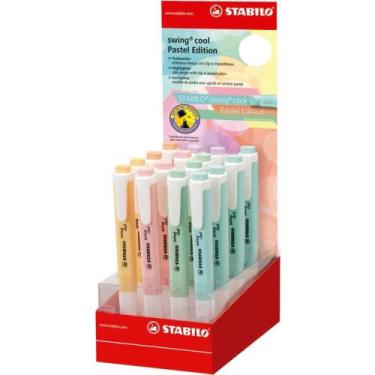 Imagem de Caneta Marca Texto Stabilo SWING Cool Pastel 16CO DPCOM 16 - Sertic