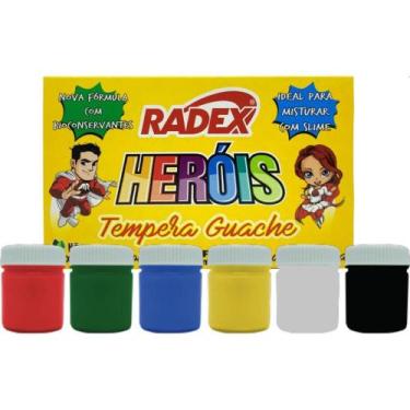 Imagem de Tinta Guache 015ML 06 Cores - Radex